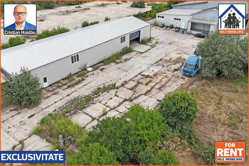 Giurgiu Nord, hala noua, 480mp, 700mp parcare,  toate utilitatile,