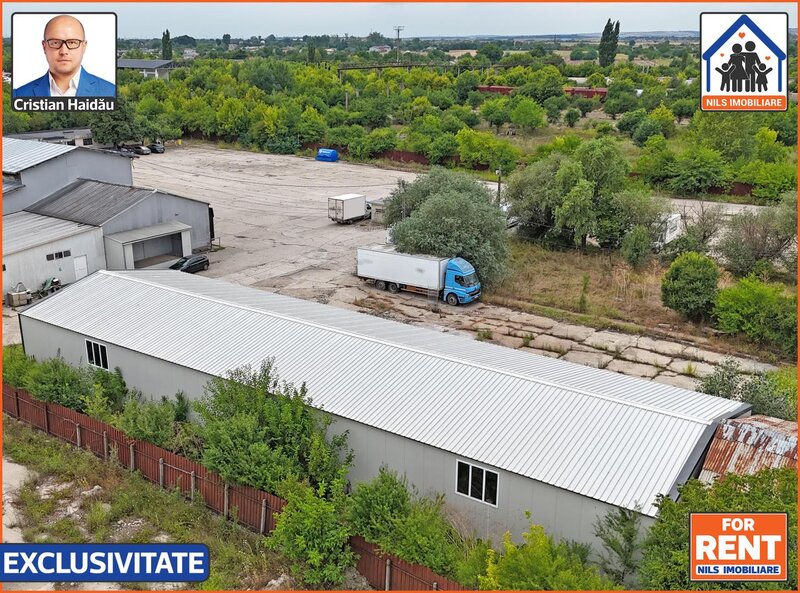Giurgiu Nord, hala noua, 480mp, 700mp parcare,  toate utilitatile,