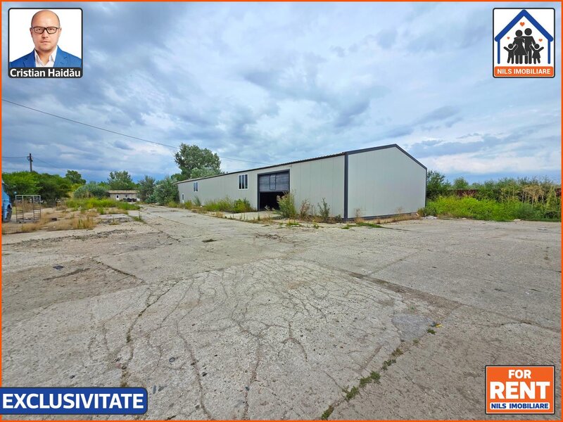 Giurgiu Nord, hala noua, 480mp, 700mp parcare,  toate utilitatile,