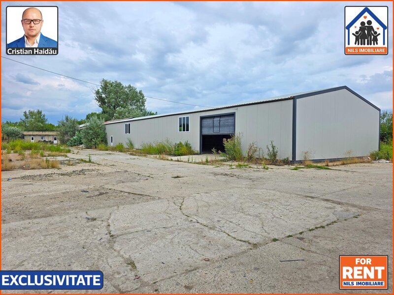 Giurgiu Nord, hala noua, 480mp, 700mp parcare,  toate utilitatile,