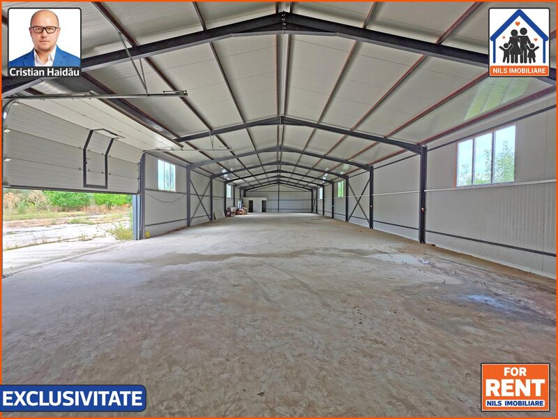 Giurgiu Nord, hala noua, 480mp, 700mp parcare,  toate utilitatile,