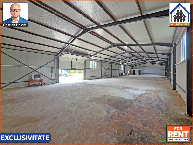 Giurgiu Nord, hala noua, 480mp, 700mp parcare,  toate utilitatile,