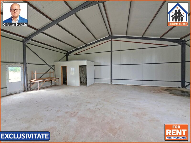 Giurgiu Nord, hala noua, 480mp, 700mp parcare,  toate utilitatile,